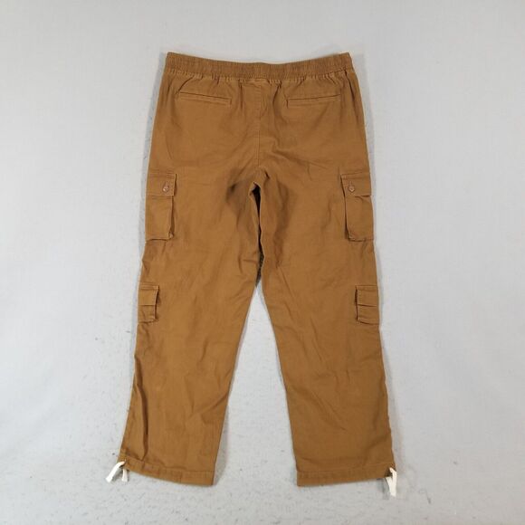 NOBO no boundaries cargo jogger pants men's large brown comfort waist stretch - Picture 8 of 13